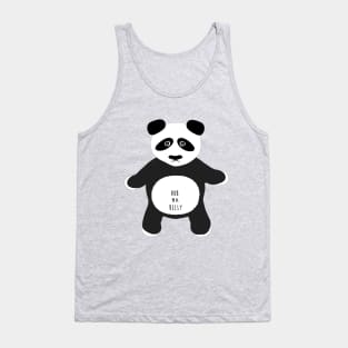 Funny Lucky Panda Shirt Rub Belly for Good Luck Tank Top